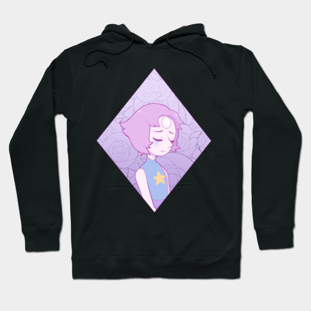 Pearl in a Rose Filled Pink Diamond